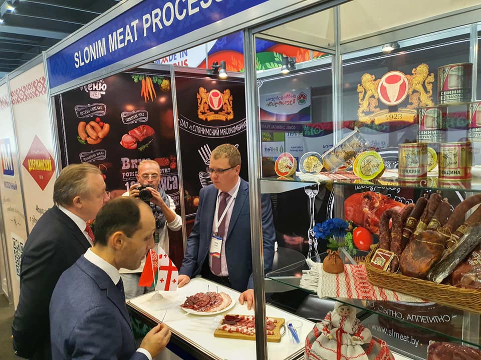 ОАО “Слонимский мясокомбинат” принял участие в международной выставке Agro Expo Food Drink Tech 2019,г. Тбилиси!