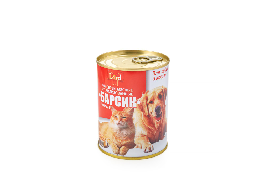 Canned meat “Barsik Gurman”