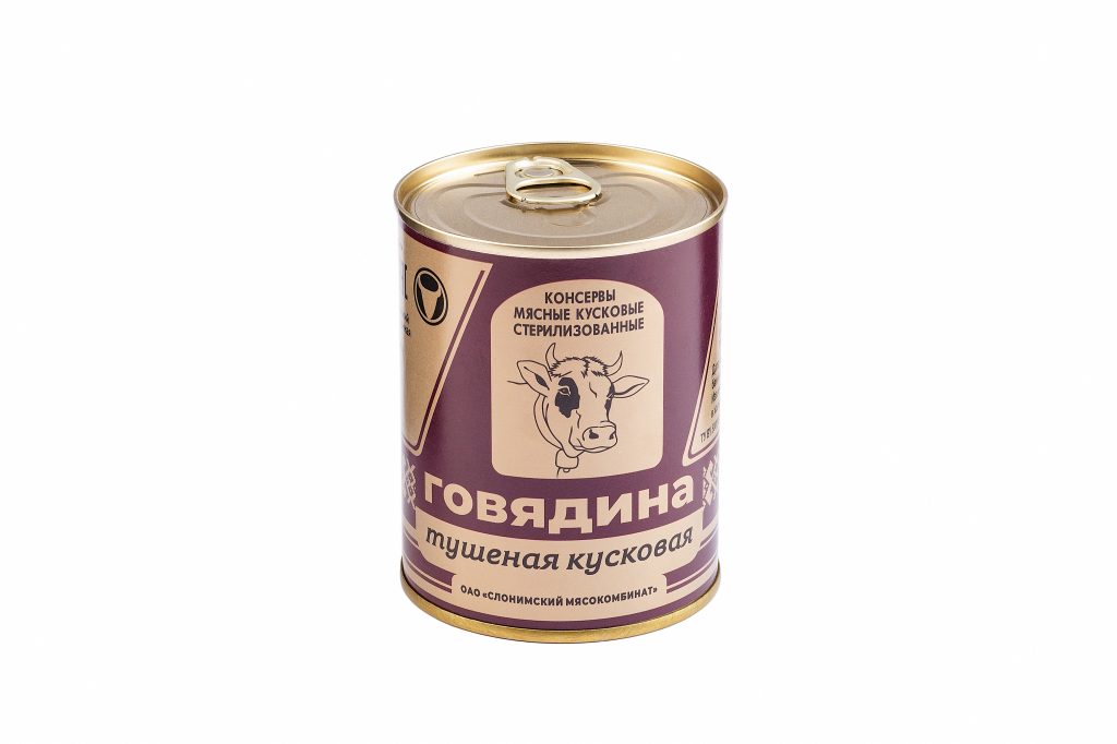 Говядина тушеная кусковая