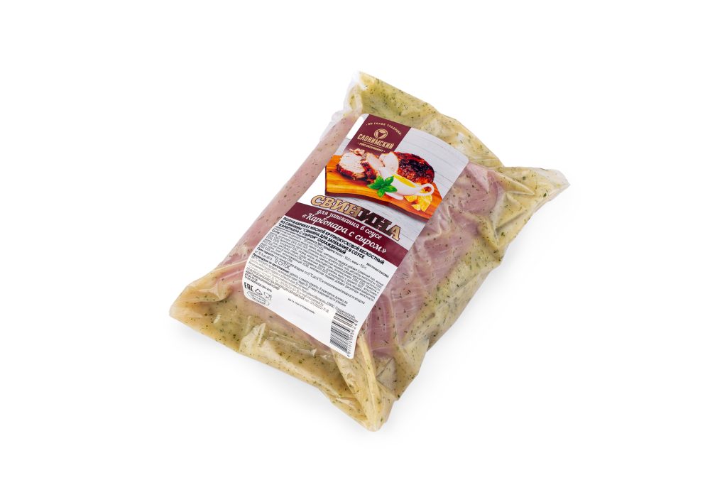 Свинина для запекания в соусе Карбонара с сыром