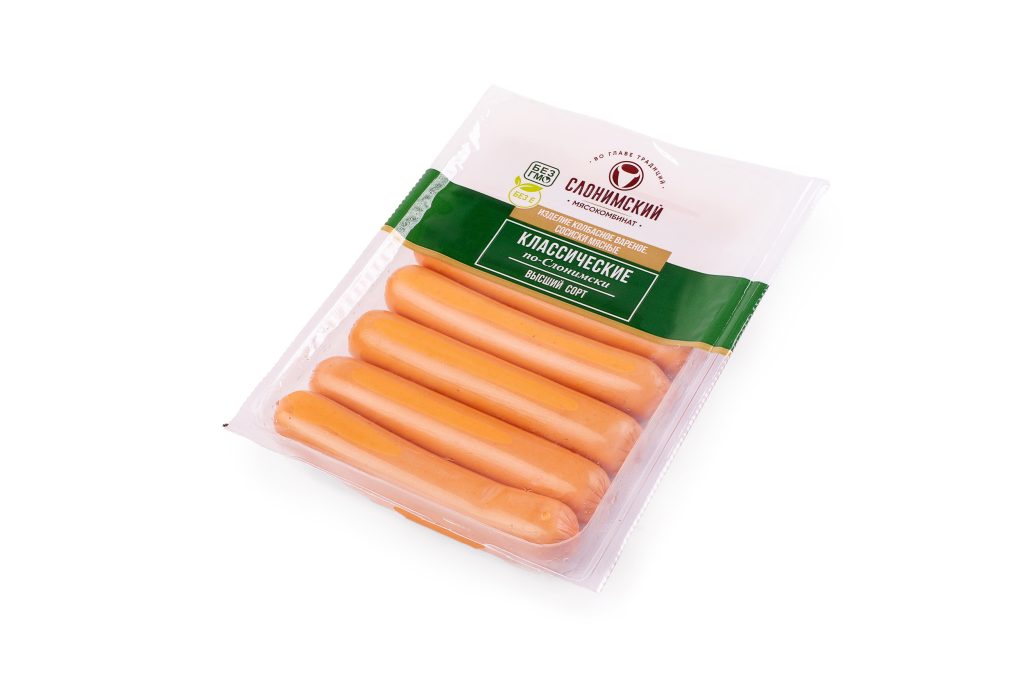 Cосиски Классические по-Слонимски в/с 290г