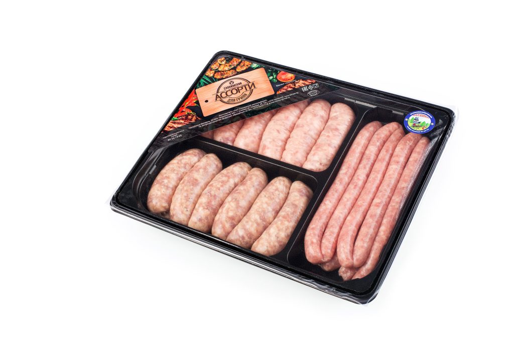 Набор п/ф Колбаски гриль контейнер мод атмосфера