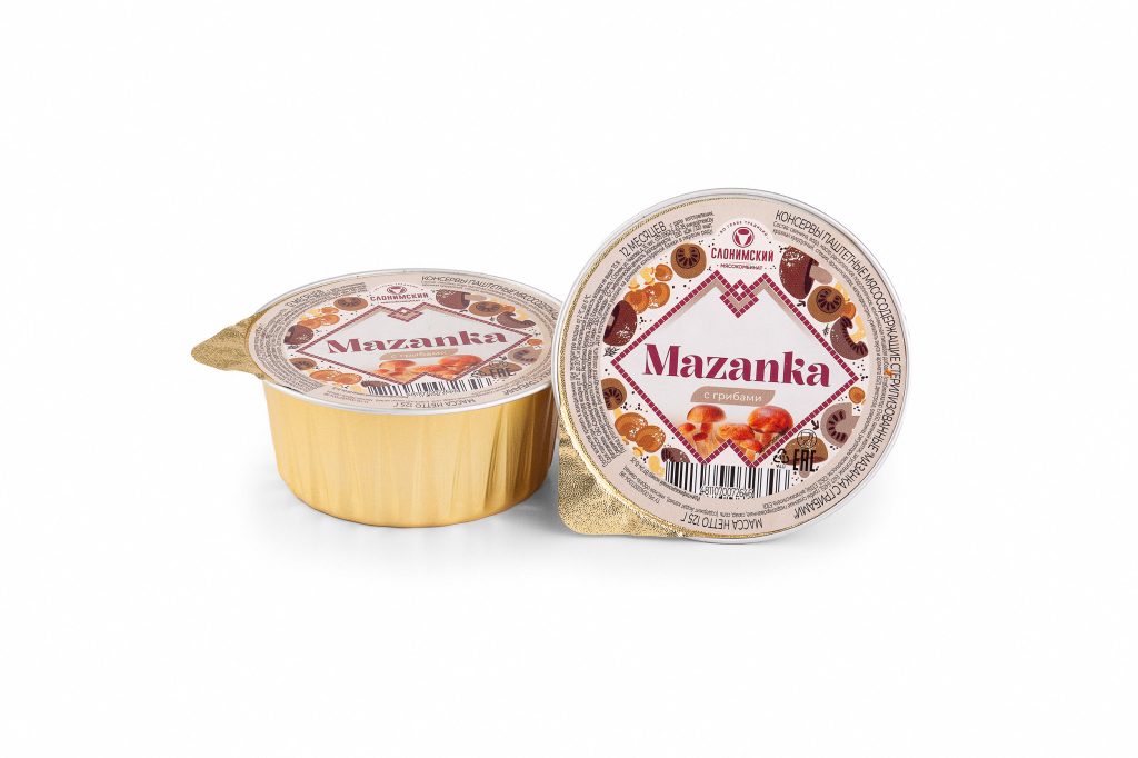 Мазанка с грибами, 125 г