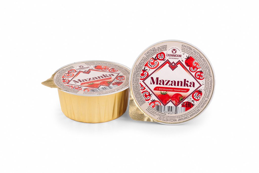 Мазанка с вялеными томатами, 125 г