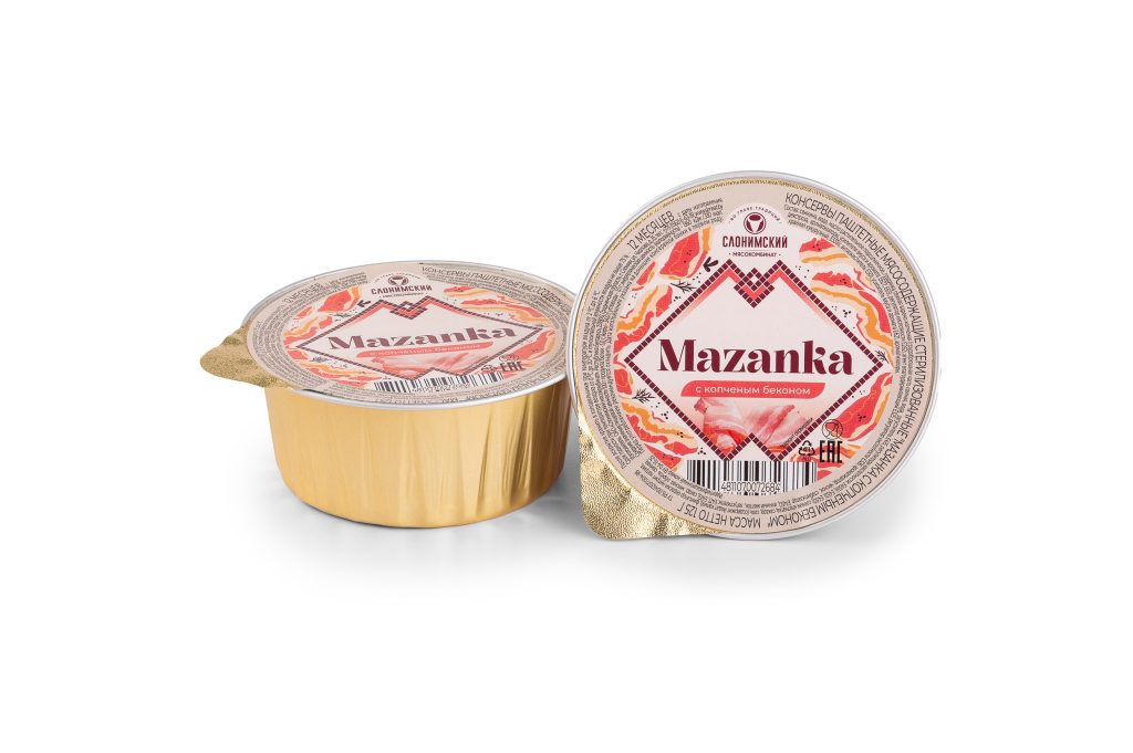 Мазанка с копченым беконом, 125 г