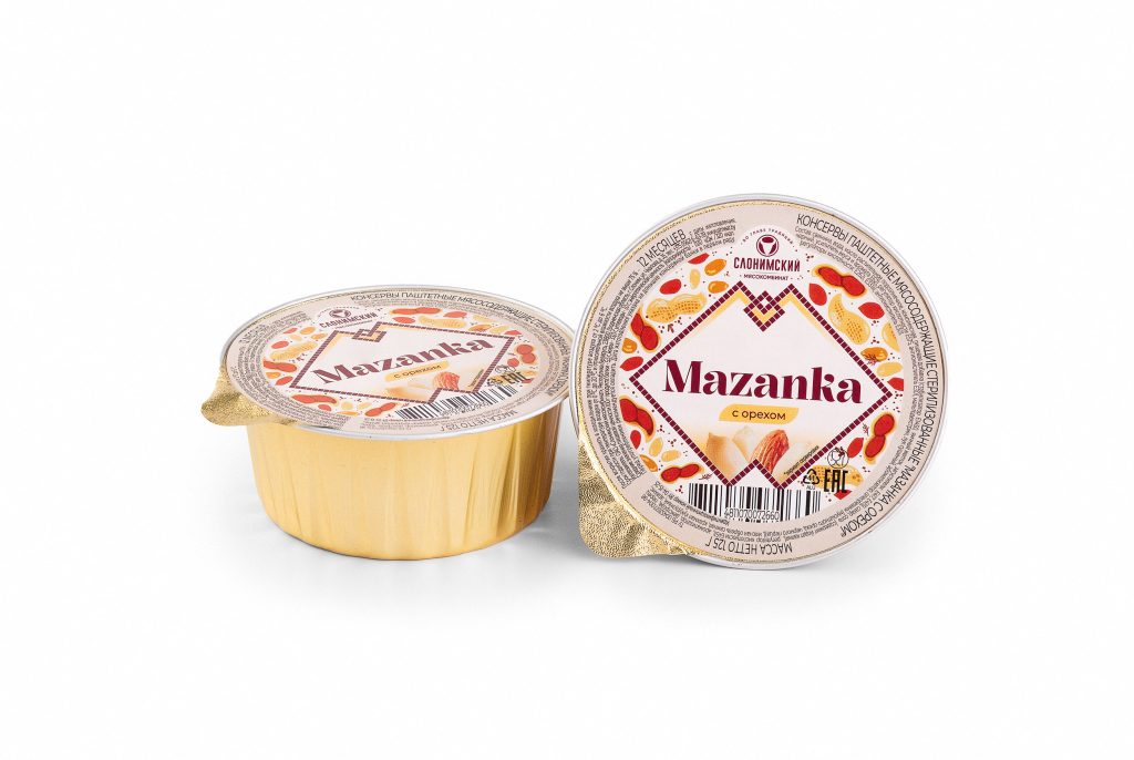 Мазанка с орехом,  125 г