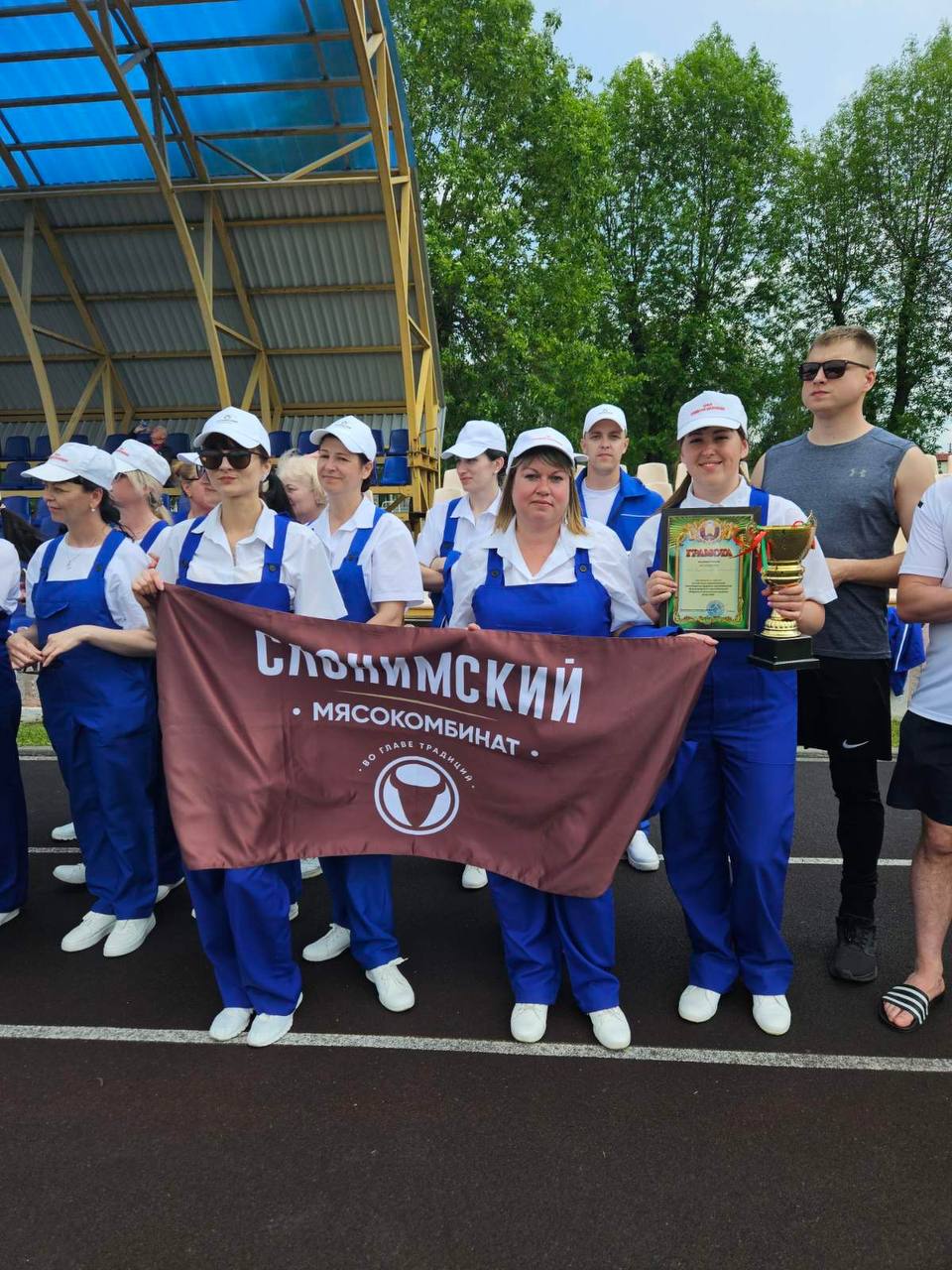 Команда санитарной и пожарной дружин Слонимского мясокомбината снова первые!