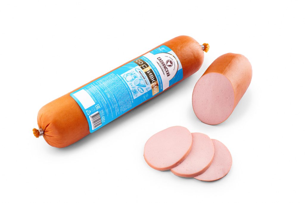 Колбаса мясная Со сливками 480г