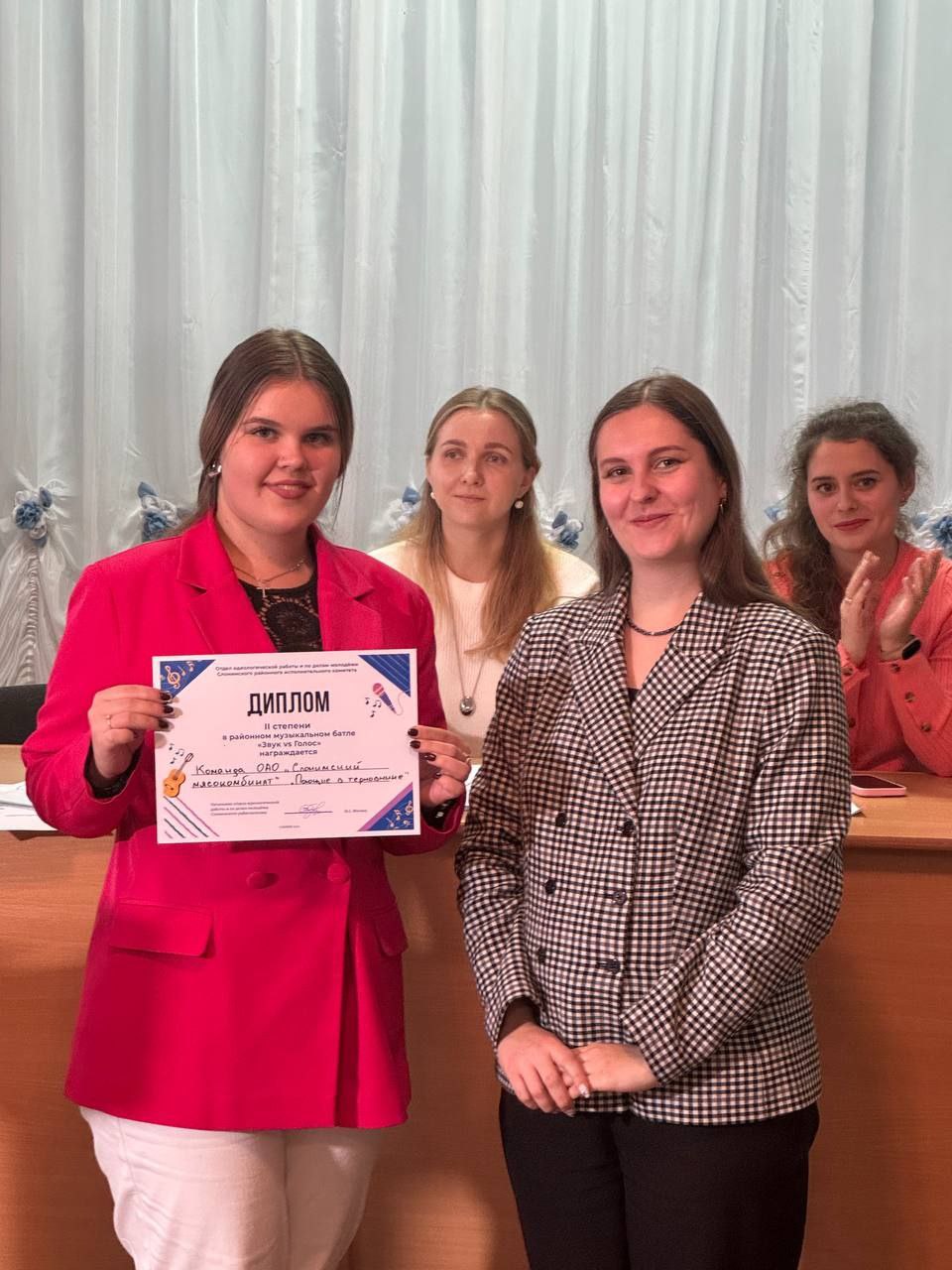 Наша команда на музыкальном батле «Звук vs Голос»