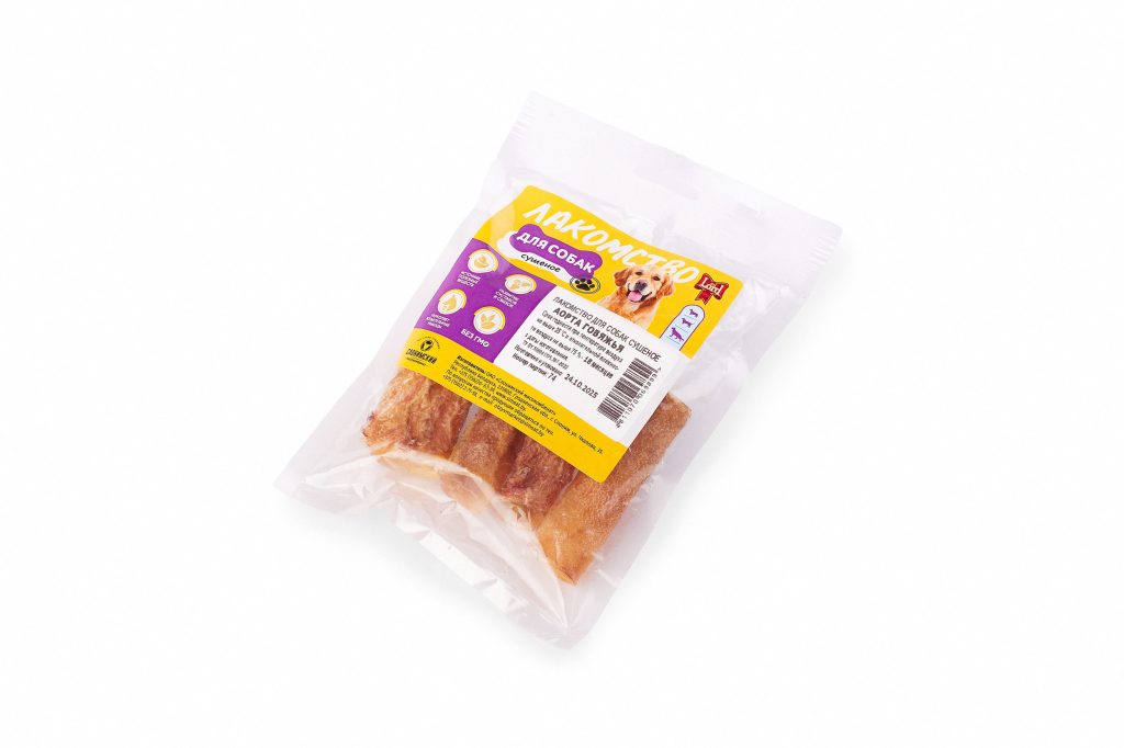 Лакомство для собак суш. Аорта говяжья
