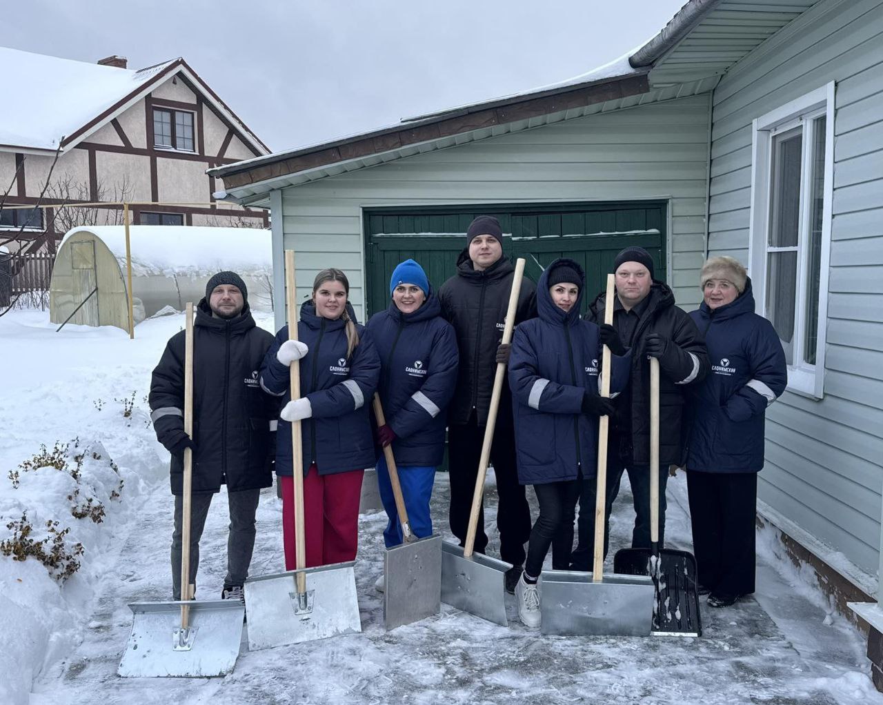 Акции «Уберём снег вместе»